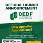 Loan Opportunity for Creatives: Federal Govt Rolls Out Creative Economy Development Fund CEDF To Boost Industry